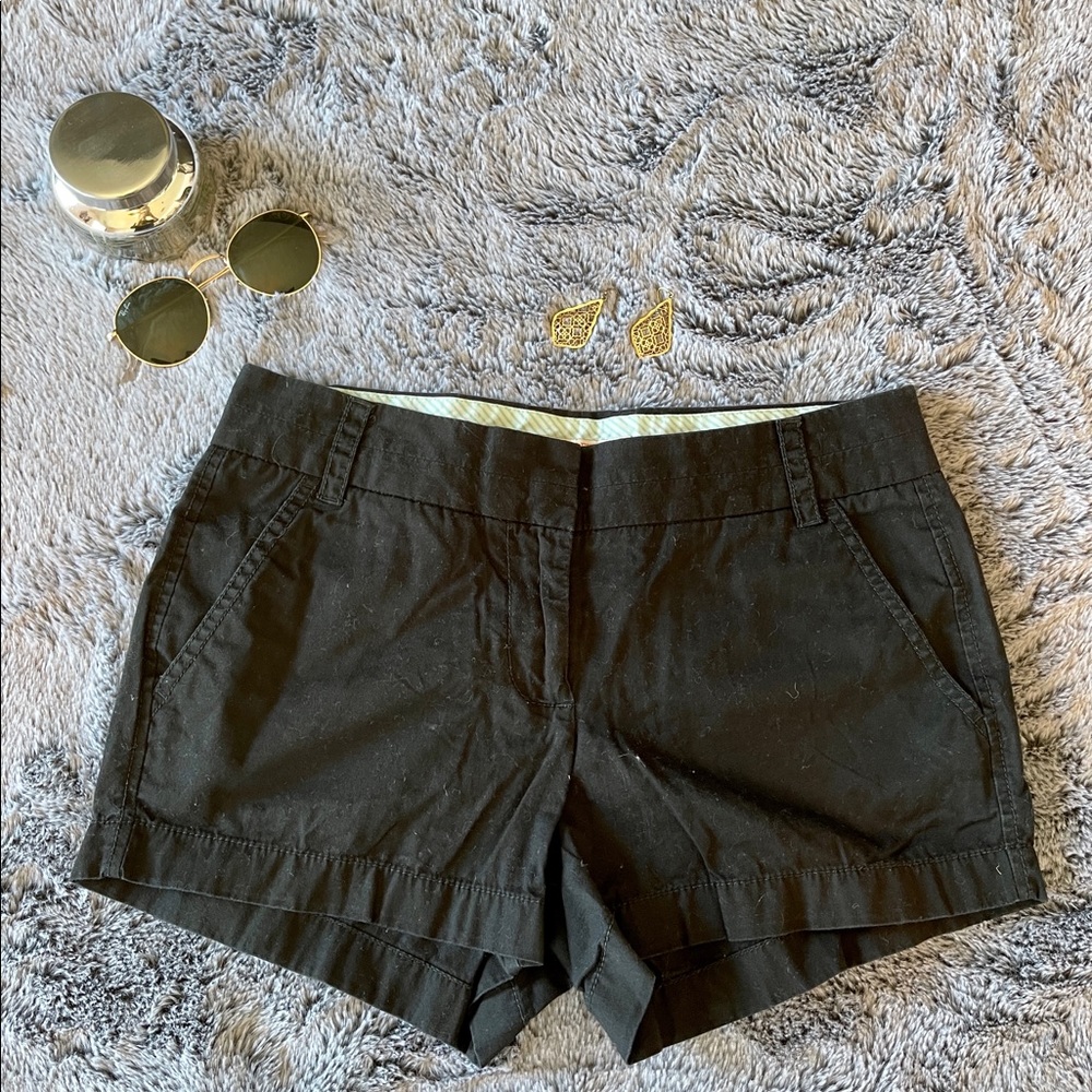 J. Crew 3” black chino short